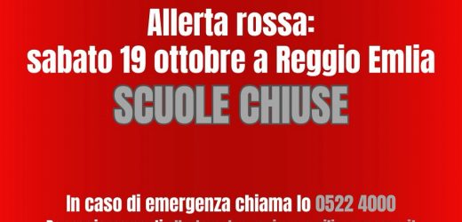 SABATO 19.10 CHIUSURA SCUOLA